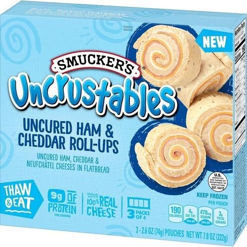 Smucker Smuckers Uncrustables Ham And Cheddar Roll Ups